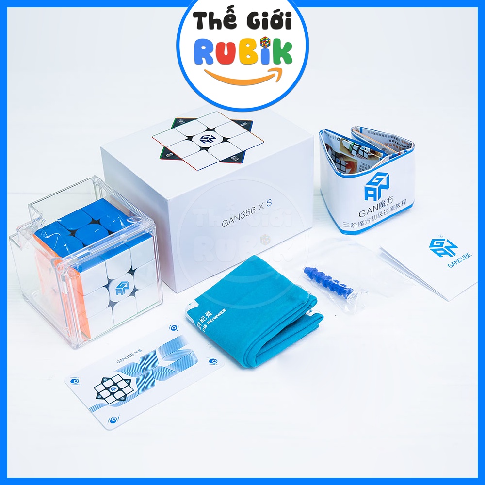 Rubik 3x3 Gan 356 XS Có Nam Châm | Thế Giới Rubik