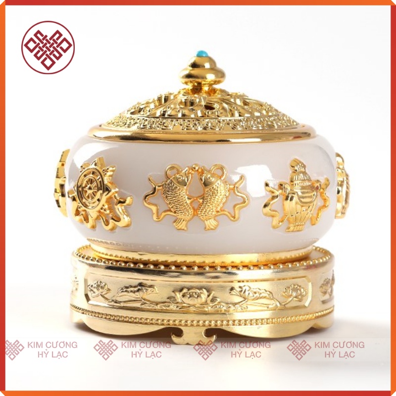 Đế Để Tượng Phật - Đôn Tượng Phật-  Đồ Thờ Cúng - Lư Xông Trầm - Vật Phẩm Phong Thủy Mật Tông  Hợp Kim