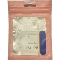 Bộ Dụng Cụ Làm Móng Tay Giả Bốn Món Bằng Cotton Gel Cồn Hai Mặt Màu Cam Cá Nhân