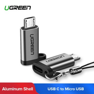 Đầu chuyển Type C sang Micro USB QC 2.0 có móc khóa chính hãng Ugreen