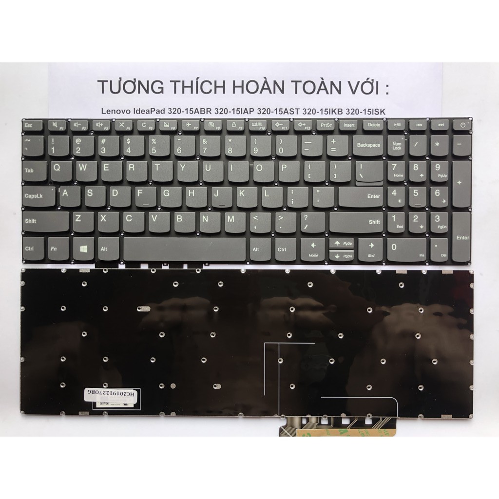 Bàn phím Laptop Lenovo IdeaPad 320-15 320-15ABR 320-15IAP 320-15AST 320-15IKB 320-15ISK BH 12 tháng