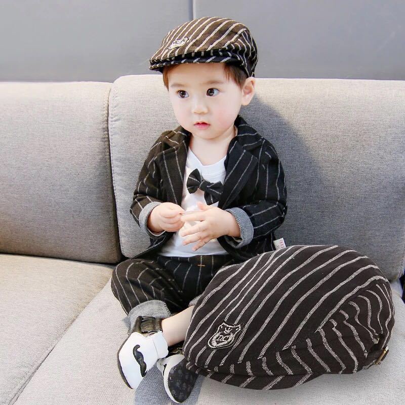 Mũ Beret Mỏng Phong Cách Mới Cho Bé Trai