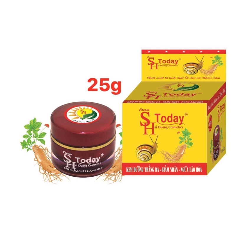 SH Today Kem dưỡng trắng da - Giảm nhăn - Ngừa lão hoá ( 25g )