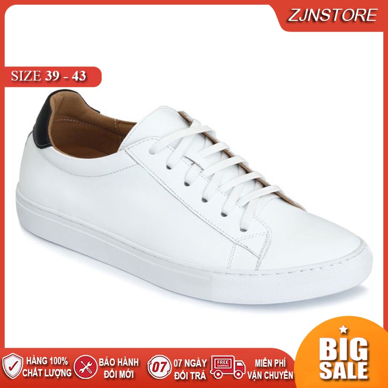 Giày thể thao nam da bò thật nguyên tấm - Giầy Sneaker nam cao cấp cực chất ZJNSTOREVN