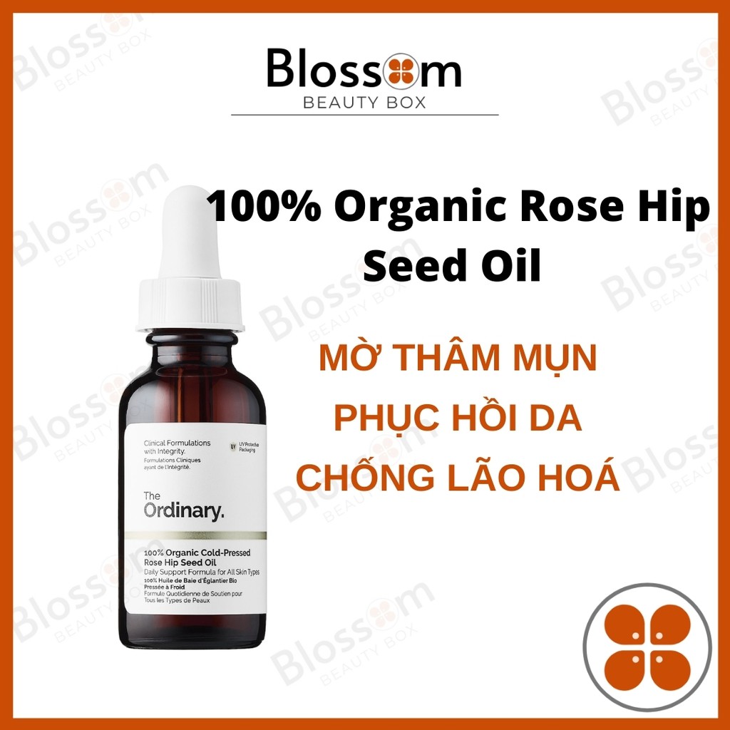 Tinh dầu nụ tầm xuân The Ordinary 100% Organic Cold Pressed Rosehip seed oil