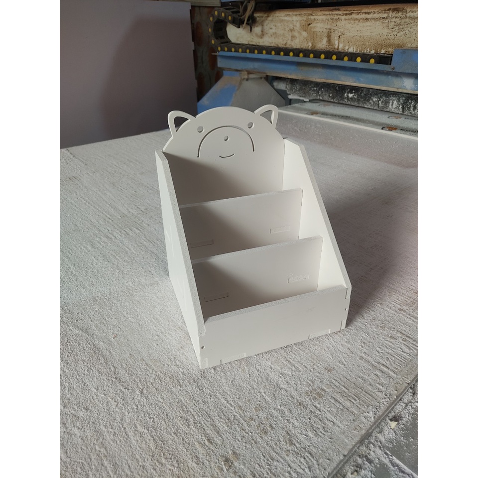 Kệ để sách hình gấu size mini tháo lắp đa năng
