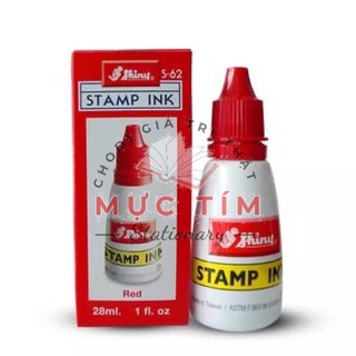 Mực đóng dấu Shiny, Mực đỏ chuyên dụng đóng dấu