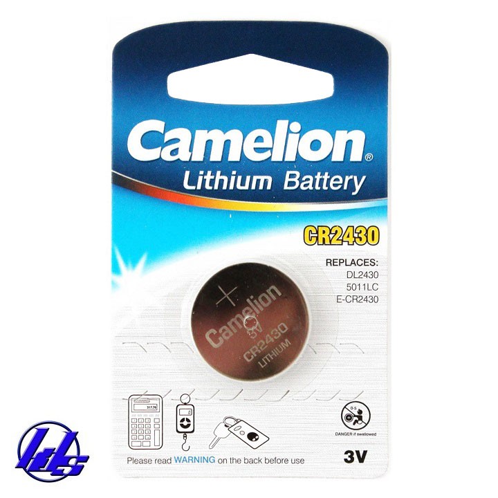 Pin CR2430 Camelion Lithium 3V chính hãng - Vỉ 1 viên