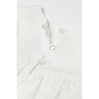 Áo trắng HM sz 4-6m