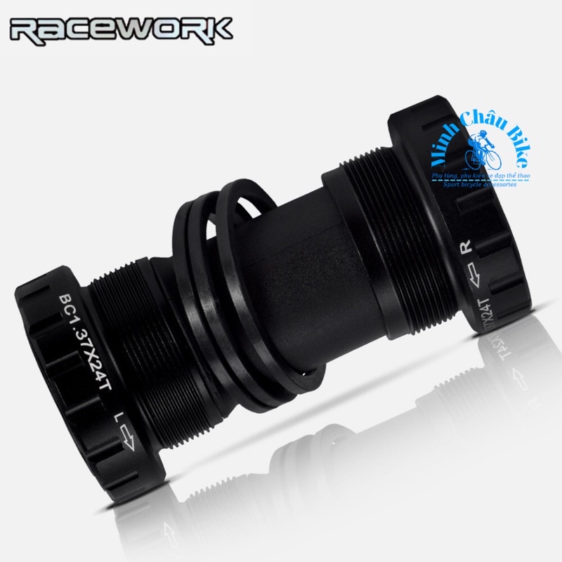 Bộ đùi đĩa xe đạp RACE WORK Asprie 170L. Chuẩn GXP - Taiwan