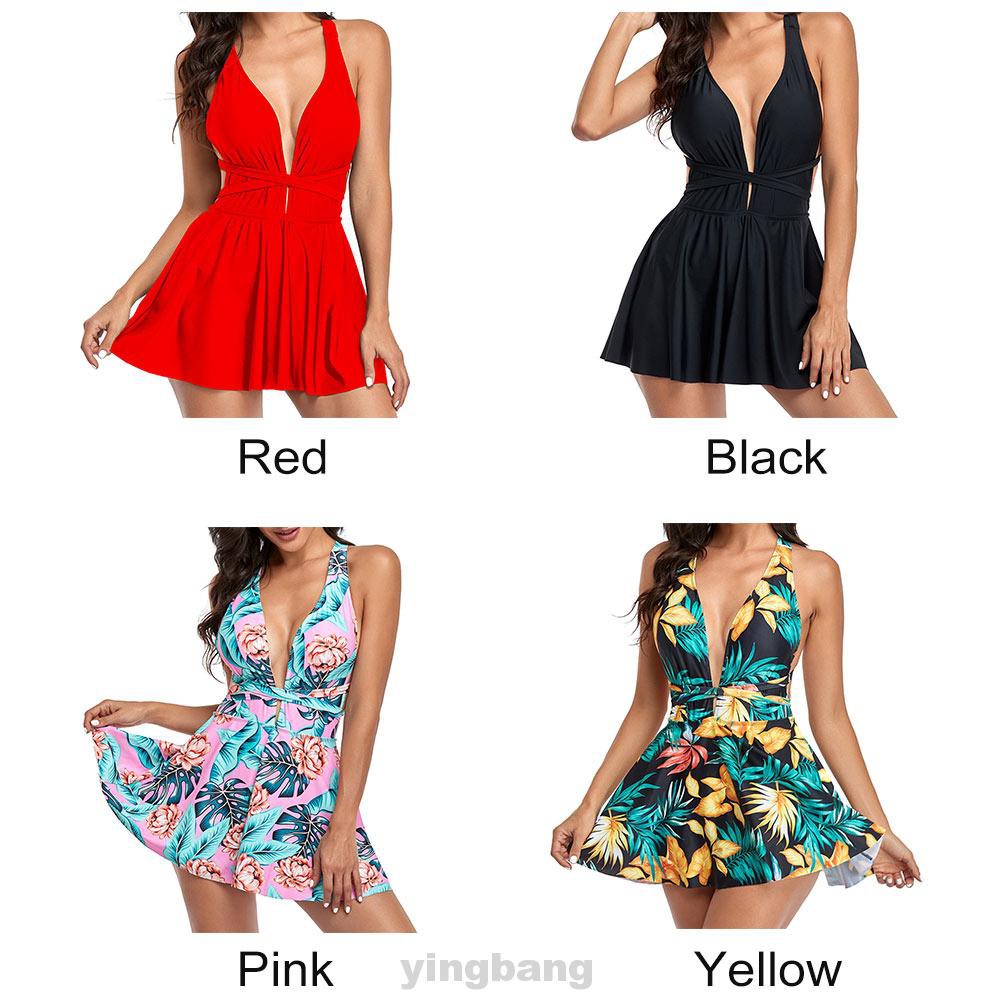 Bộ Đồ Bơi Một Mảnh Cổ Chữ V Có Đệm Nâng Ngực Thời Trang Mùa Hè Quyến Rũ Cho Nữ | BigBuy360 - bigbuy360.vn