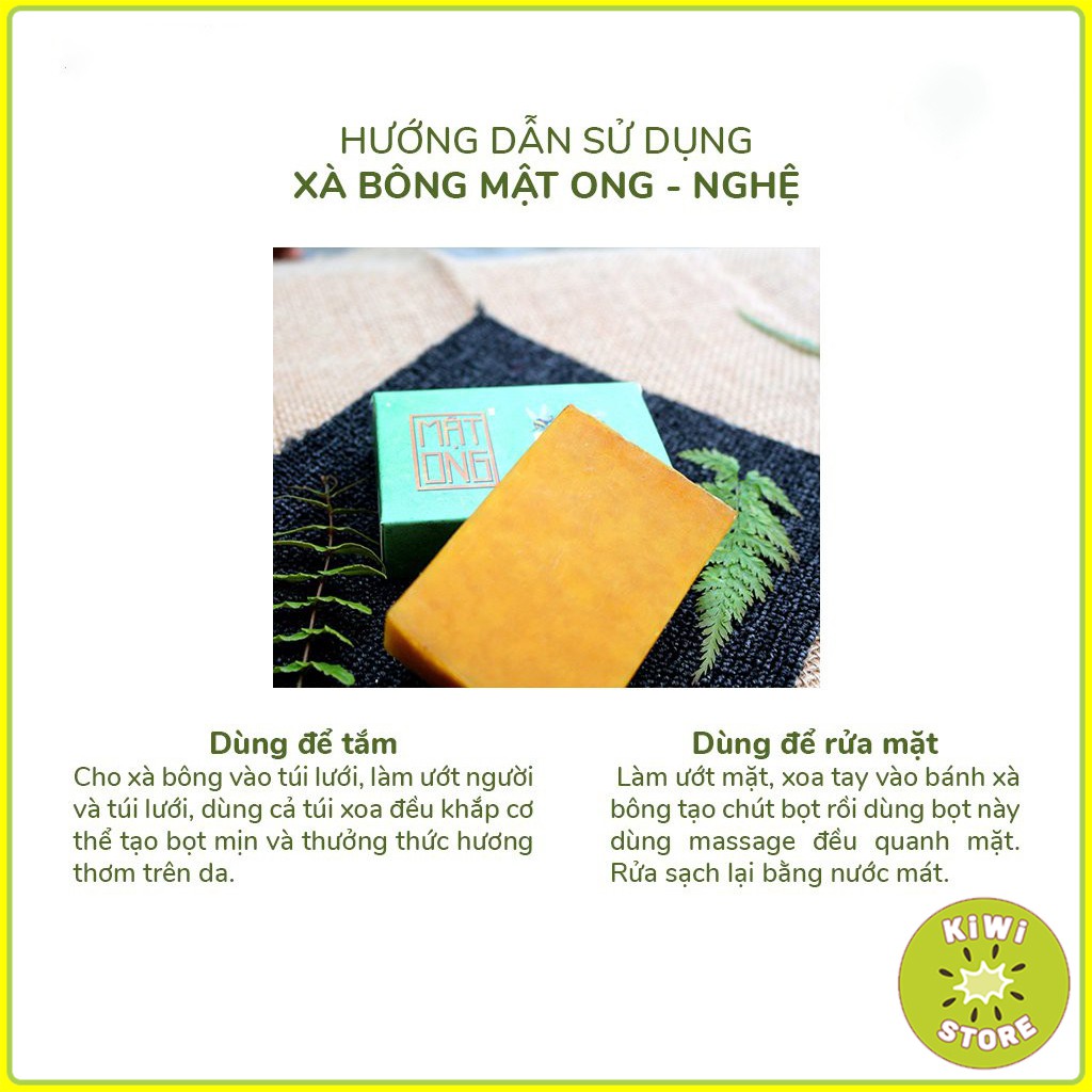 Xà bông nghệ mật ong thảo dược từ thiên nhiên phù hợp mọi làn da.