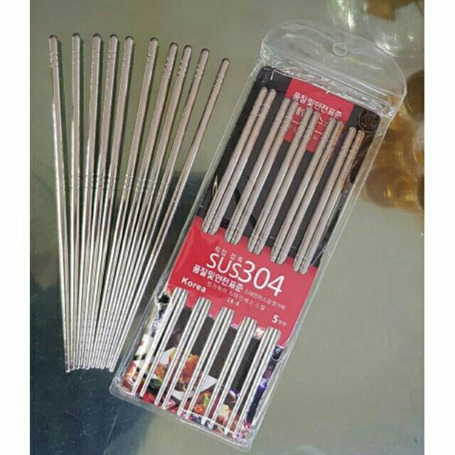 Đũa inox 304 cao cấp Hàn Quốc siêu bền