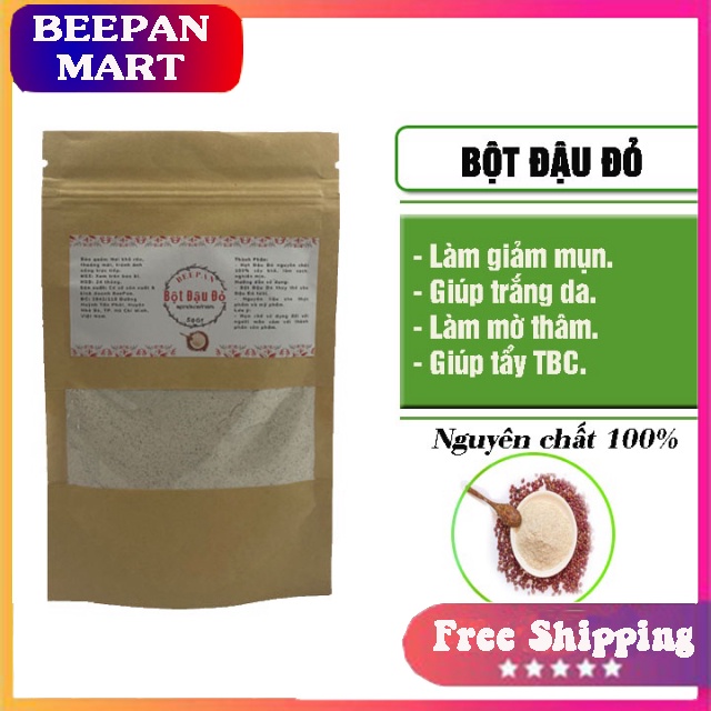 Bột Đậu Đỏ Nguyên Chất - BeePan - Bột Đắp Mặt Dưỡng Ẩm Mờ Thâm
