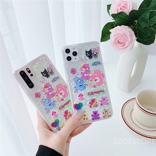 Ốp điện thoại kim tuyến nước hình gấu đáng yêu cho samsung s20 s20 plus s20 ultra s10 5g s10 plus s10e s10 s9 plus s9 s8 plus s8 s7 edge s7 note8 note9 note10 note10 plus note20 plus note20 plus