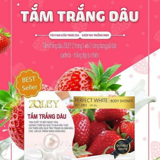 tắm trắng dâu zoley