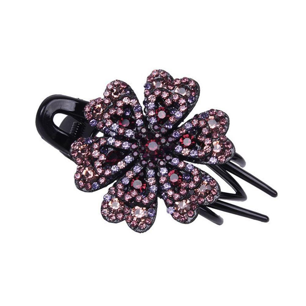 Kẹp Tóc Càng Cua Bằng Acrylic Phong Cách Vintage Thời Trang Giá Đỡ