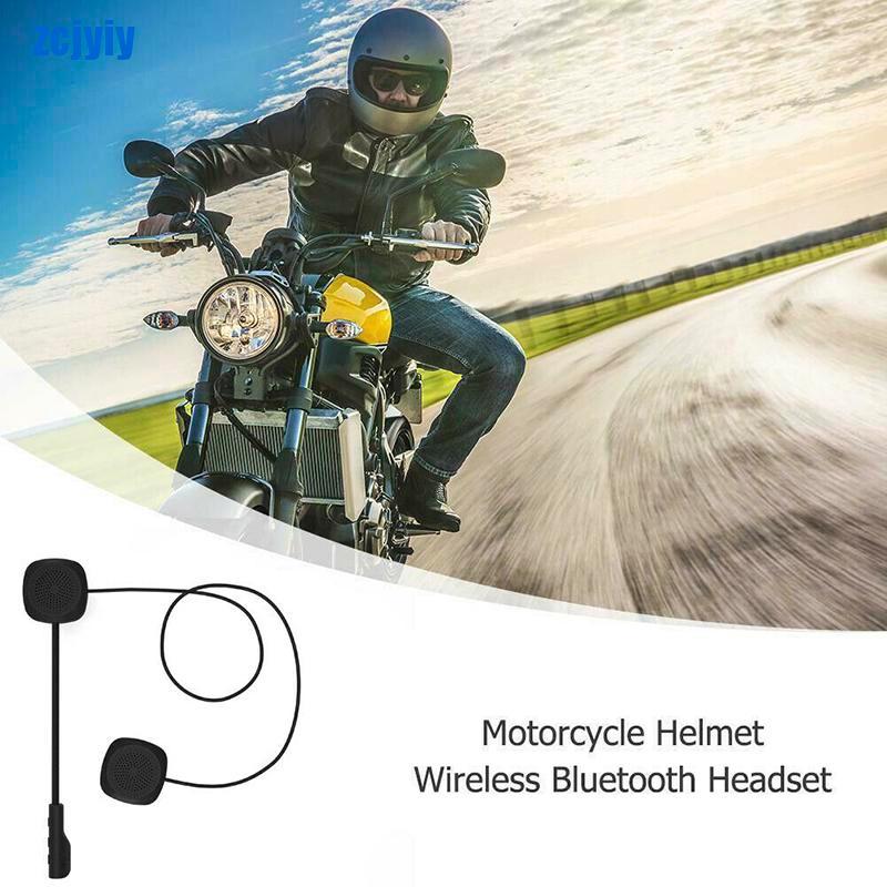 zcjyiy Bluetooth 5.0 Helmet Headset Speaker Accessory Motorcycle Intercom Interphone YRU