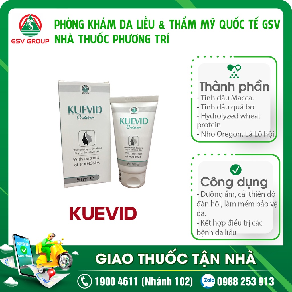 KUEVID Cream - Kem dưỡng da đến từ Italy