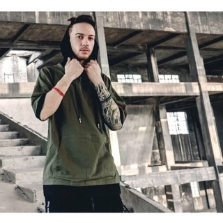 Áo hoodie tay lửng