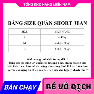 QUẦN SHORT JEAN CỰC CHẤT (SLT152) ⚡100% ẢNH THẬT⚡