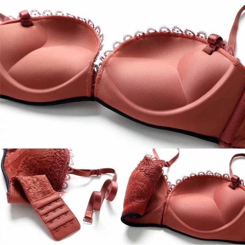 Bộ áo ngực đệm dày , áo lót không gọng 3852 không gian eva KGE