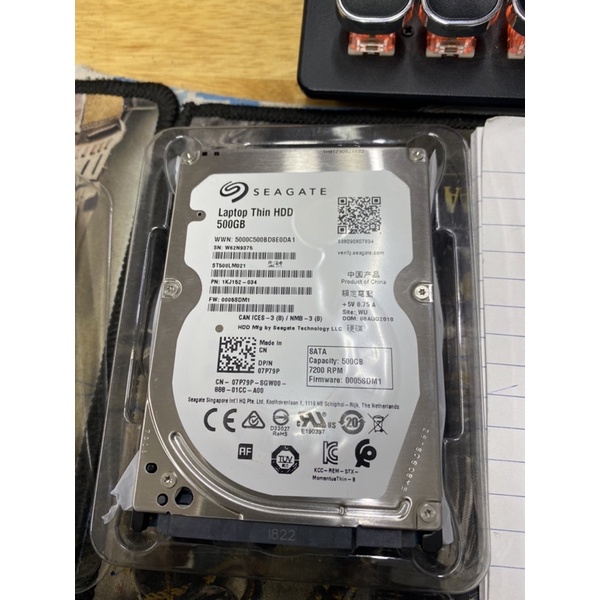 ổ cứng hdd Seagate BarraCuda Pro 500Gb 7200RPM ST500LM034 laptop 2.5&quot;, zin tháo máy mới 100%, mới cài win