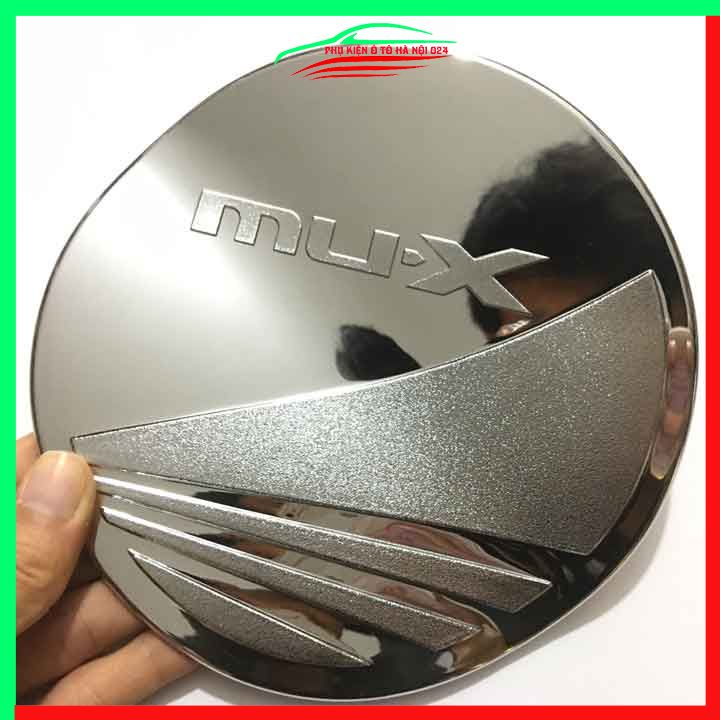 Ốp nắp xăng Mux, Mu-X mạ crom bảo vệ chống trầy trang trí ô tô