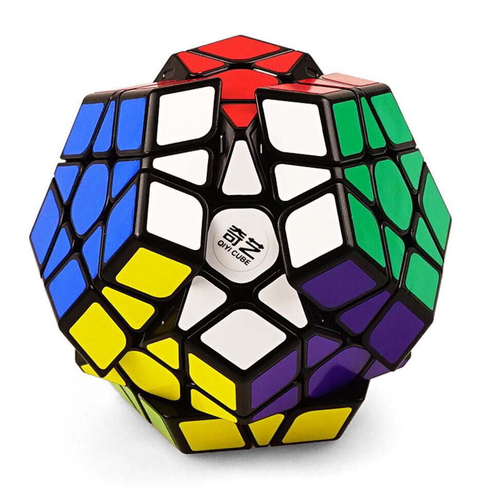 Đồ Chơi Rubik Megaminx Biến Thể 12 Mặt Xoay Trơn 3x3 Viên Đen