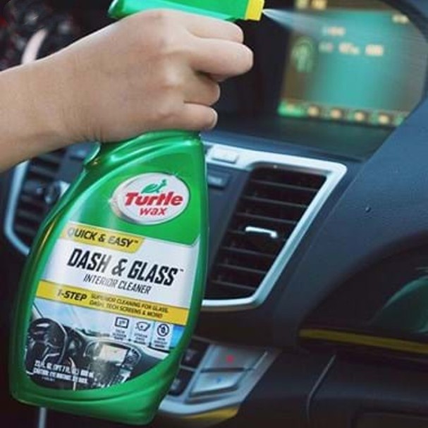 Nước Rửa Kính Đa Năng, vệ sinh màn hình lcd, nội thất, taplo ô tô Turtle Wax Dash and Glass 680ml T930