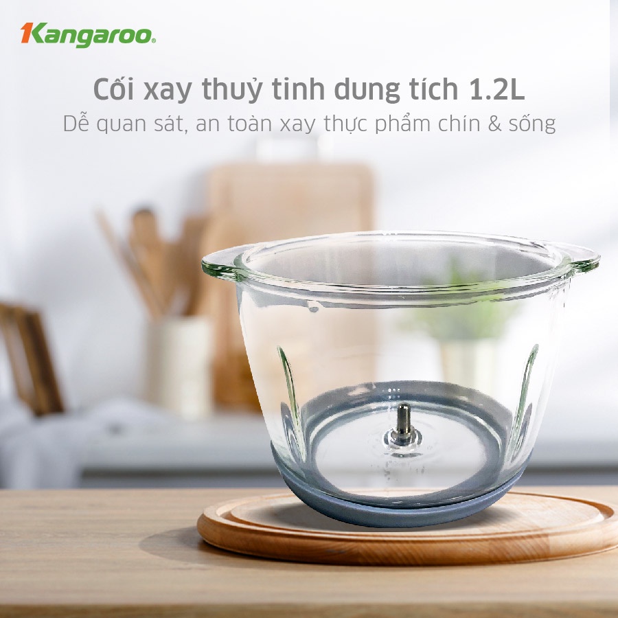 [Mã ELHADEV giảm 4% đơn 300K] Máy xay thịt 1.2L Kangaroo KG12TI