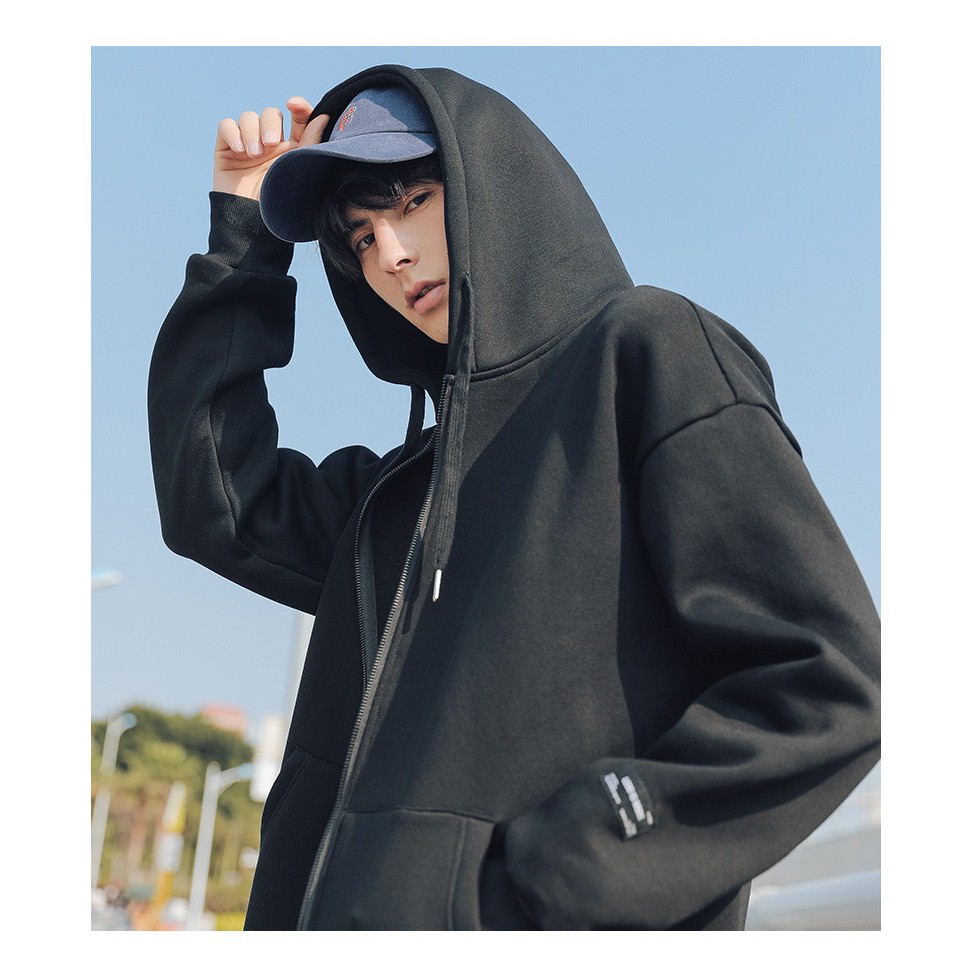 ❤️ NỈ NGOẠI DÀY MỊN ❤️ Áo khoác Hoodie nỉ unisex nữ có mũ dây kéo thời trang cá tính - ÁO ẤM NAM NỮ VẢI NỈ BÔNG ẤM D0