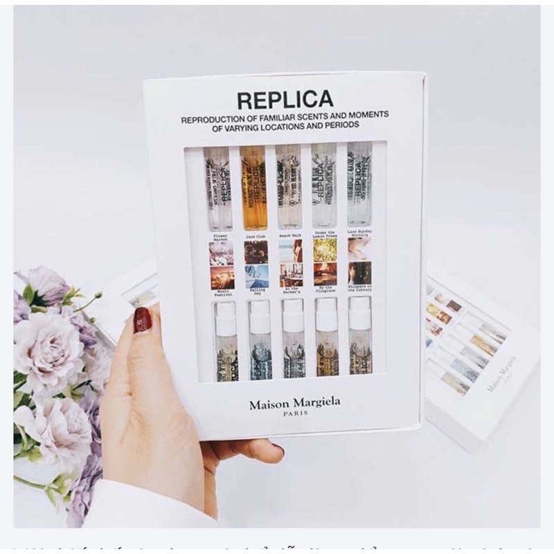 Sét nước hoa Mai son Martin Margiela Replica 10 vial x 2 ml