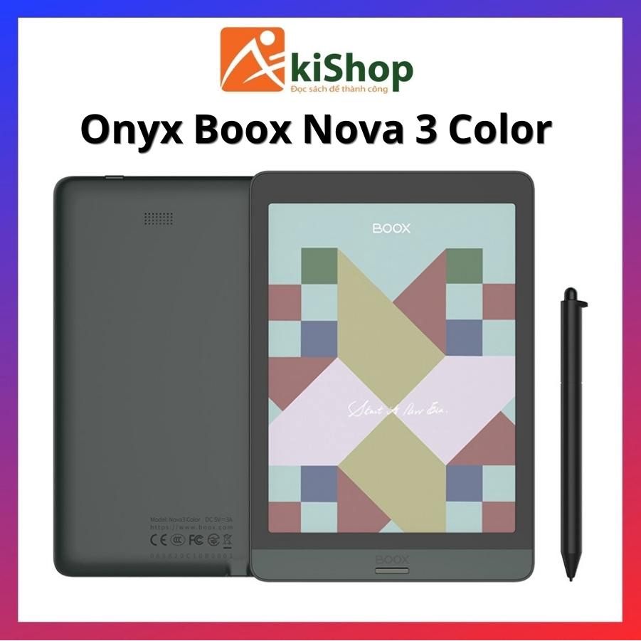 Máy đọc sách Boox Nova 3 Color 32 GB chính hãng E Ink màu mới nhất cao cấp Akishop