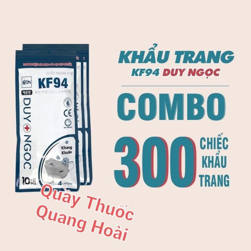 1 Thùng Khẩu Trang KF94 Duy Ngọc 300 chiếc