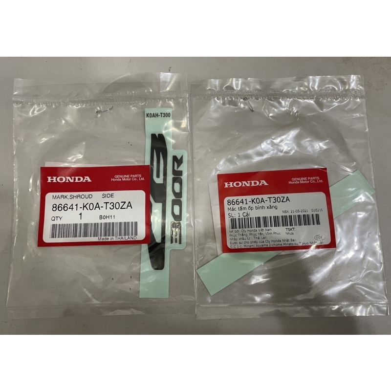 Tem CB300R CHÍNH HIỆU HONDA giá 1 bên