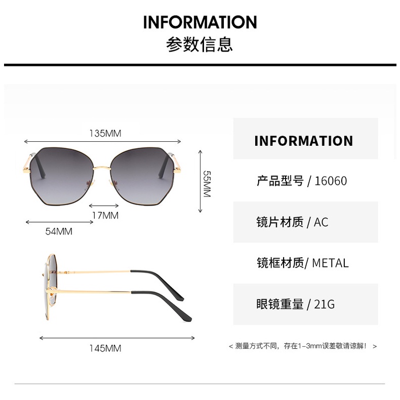 Kính Mát Gọng Kim Loại Chống Tia Uv400