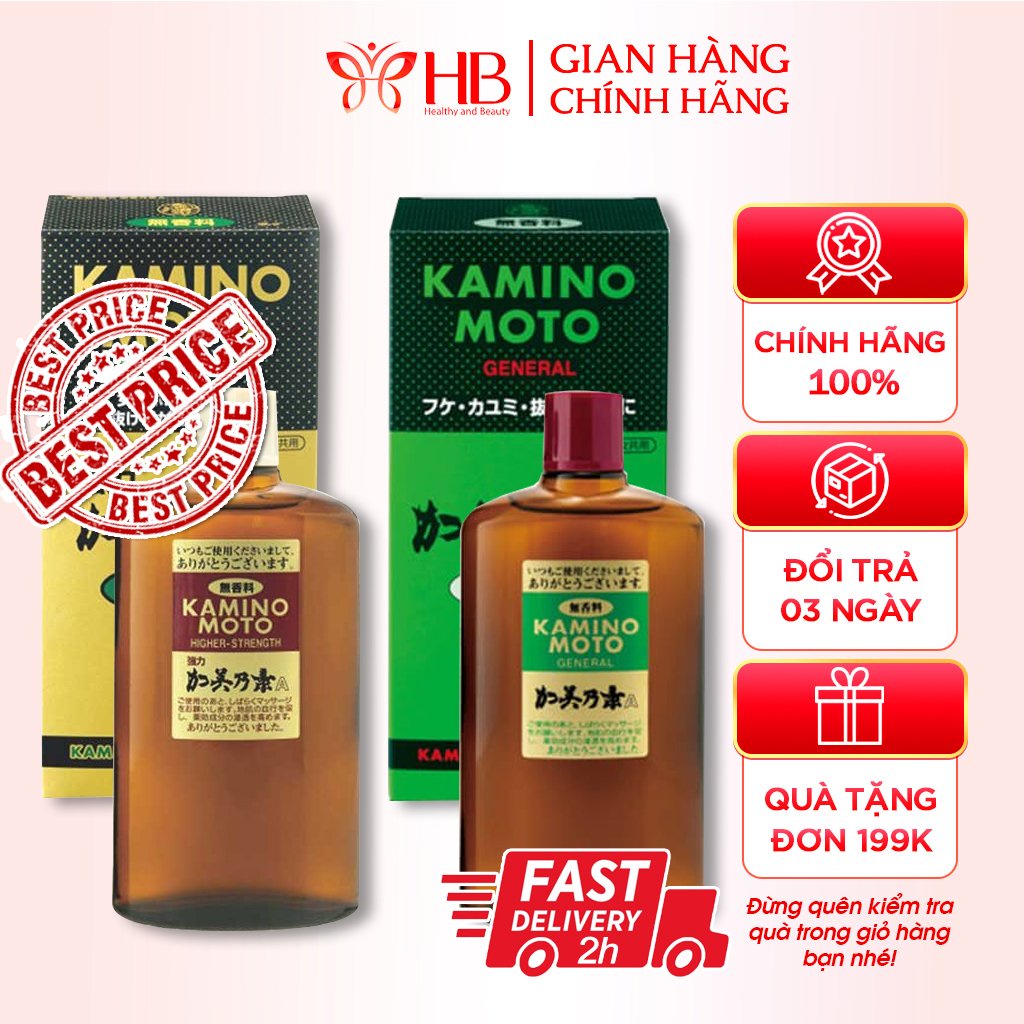 Tinh Dầu Dưỡng Tóc và Mọc Tóc Kaminomoto Nhật Bản 200ml ngừa rụng tóc, hói đầu hiệu quả