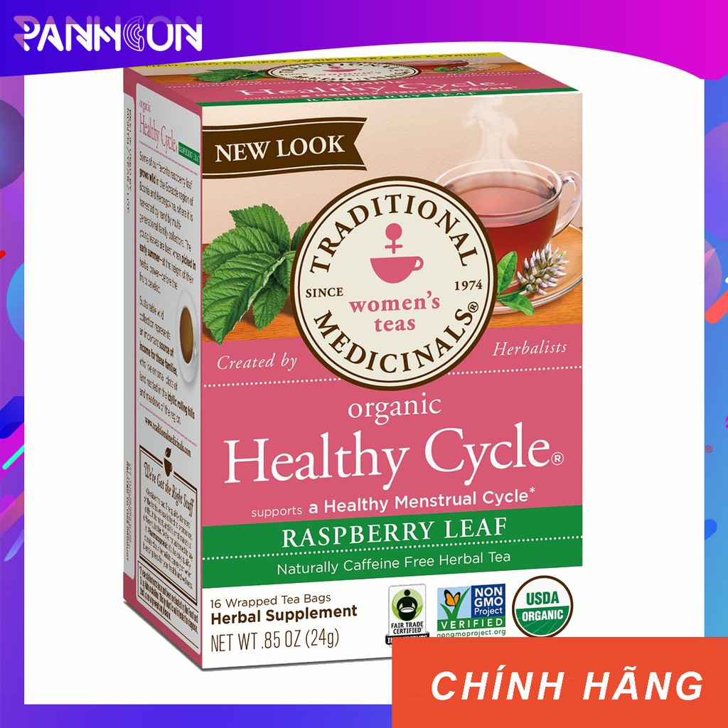 Trà điều hòa kinh nguyệt, nội tiết tố healthy cycle - Sản phẩm hữu cơ (Tradition