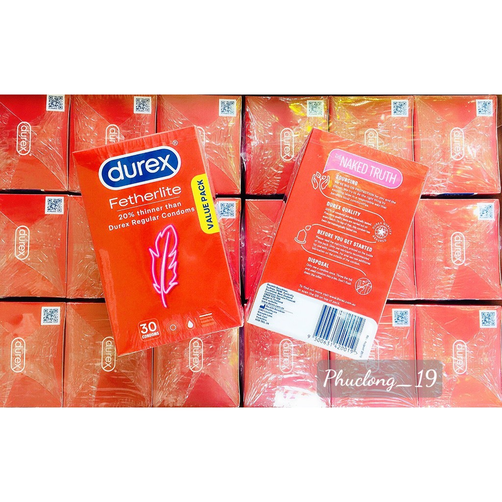 Bao cao su thần thánh DUREX - hộp 30 chiếc