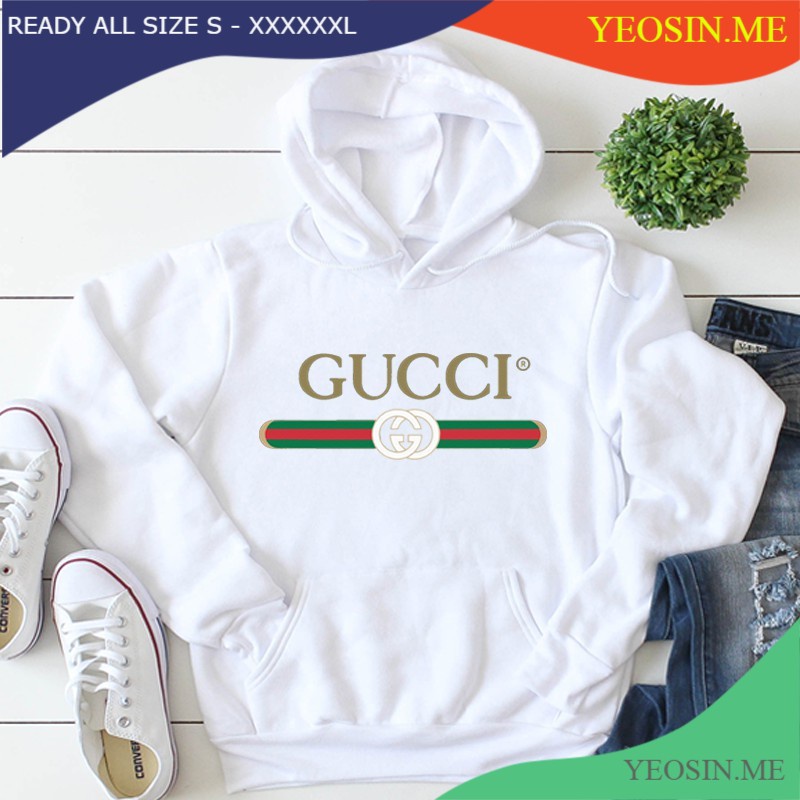 Áo Khoác HOODIE Trắng GUCCI SIZE Lớn XXL XXXXL XXXXL JUMBO 2XL 3XL 4XL 5XL