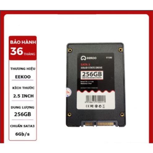 Ổ CỨNG SSD EEKOO 120/128/240/256 Chính Hãng Bảo hành 3 Năm