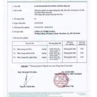 CAO THẢO MỘC AYOFA RELAX  dành cho mẹ và bé