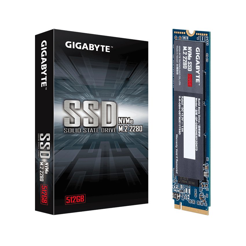 SSD Gigabyte M.2 2280 PCIe NVMe Gen 3x4 - 128GB/256GB/512GB - Chính Hãng Bảo Hành 3 Năm