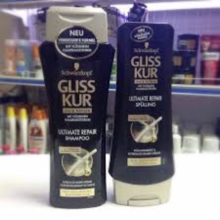 Bộ dầu gội đầu Gliss Kur Ultimate Repair .