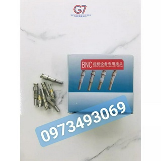 Jack BNC lò xo loại tốt, giắc tín hiệu cho camera đồng trục, đầu ghi hình