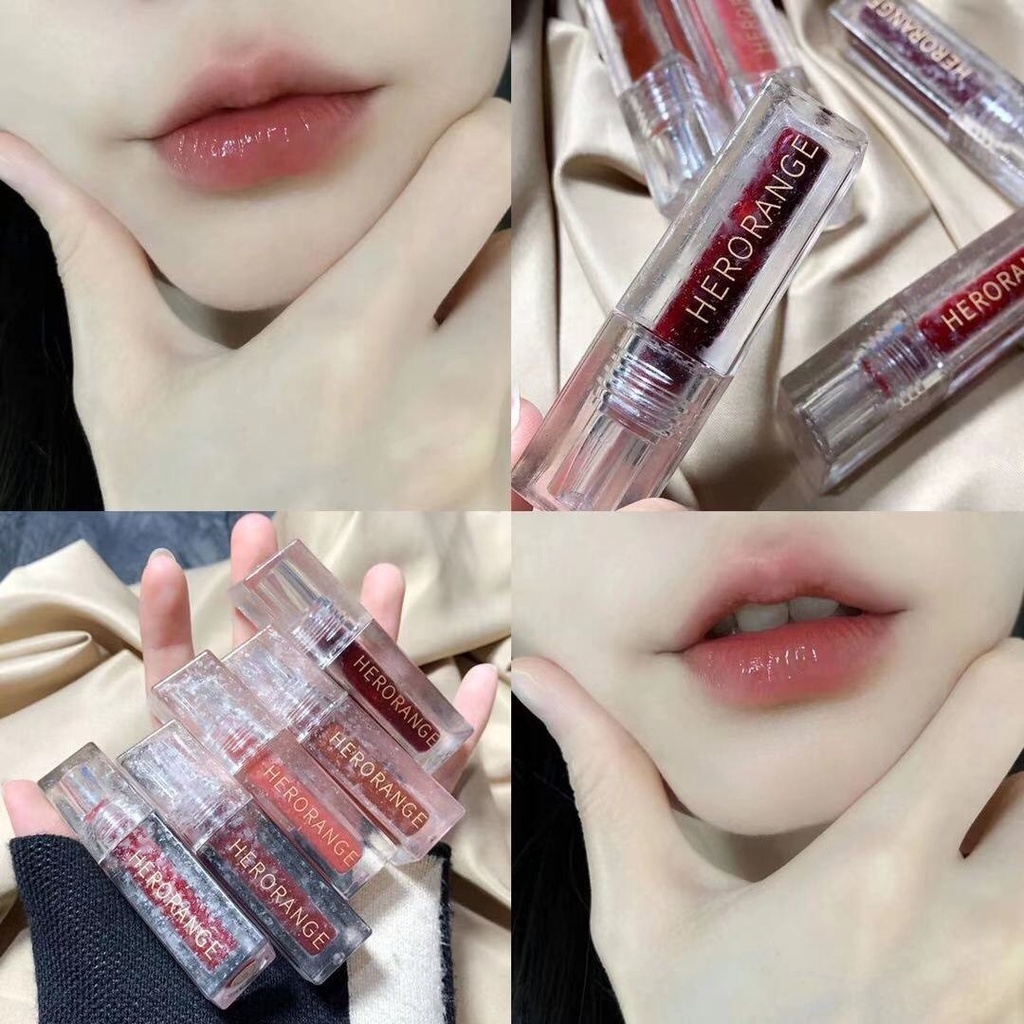 Son kem bóng Herorange đá băng dưỡng ẩm sáng bóng kháng nước Candipop