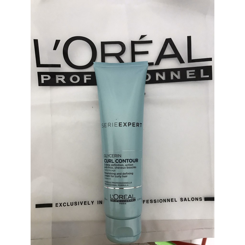 [L'OREAL-CHÍNH HÃNG] COMBO GỘI VÀ XẢ KHÔ CHĂM SÓC TÓC UỐN XOĂN LOREAL CURL 300ML/150ML