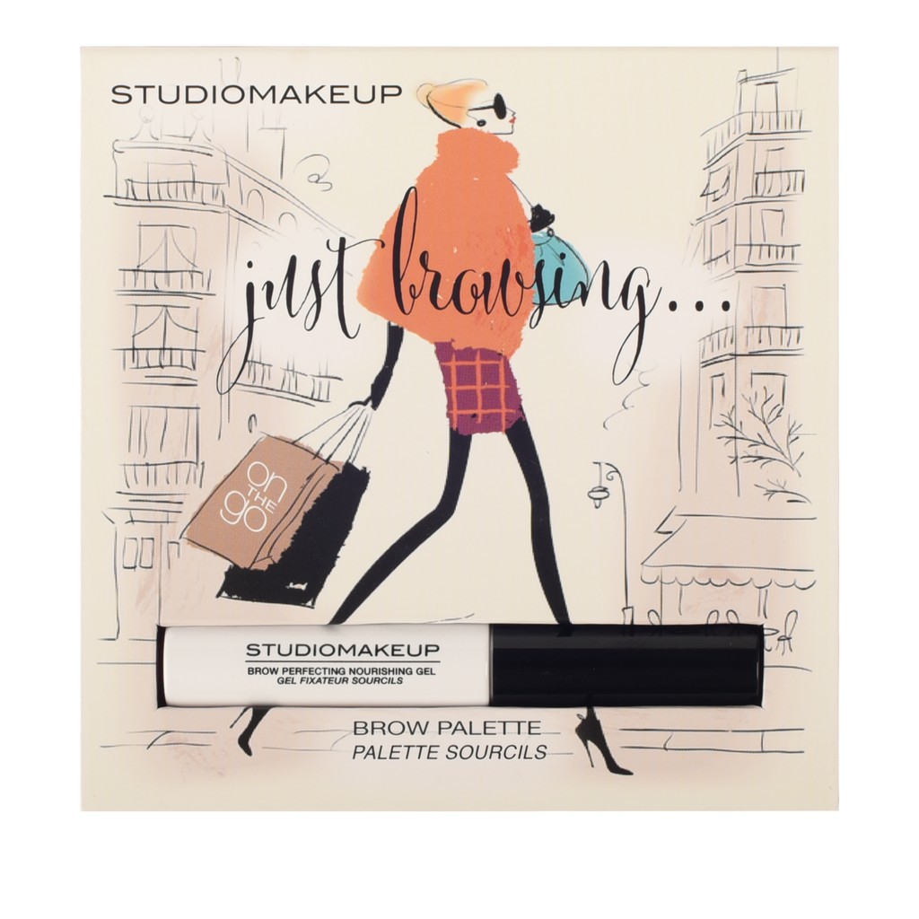 [Mã FMCGM100 - 10% đơn 500K] Bộ Trang Điểm Lông Mày STUDIOMAKEUP JUST BROWSING BROW PALETTE - SSP-05 | BigBuy360 - bigbuy360.vn