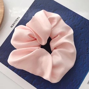 9 Màu Pháp Satin Dây Buộc Tóc Scrunchies Buộc Tóc Xinh Phụ Kiện Tóc Thời Trang